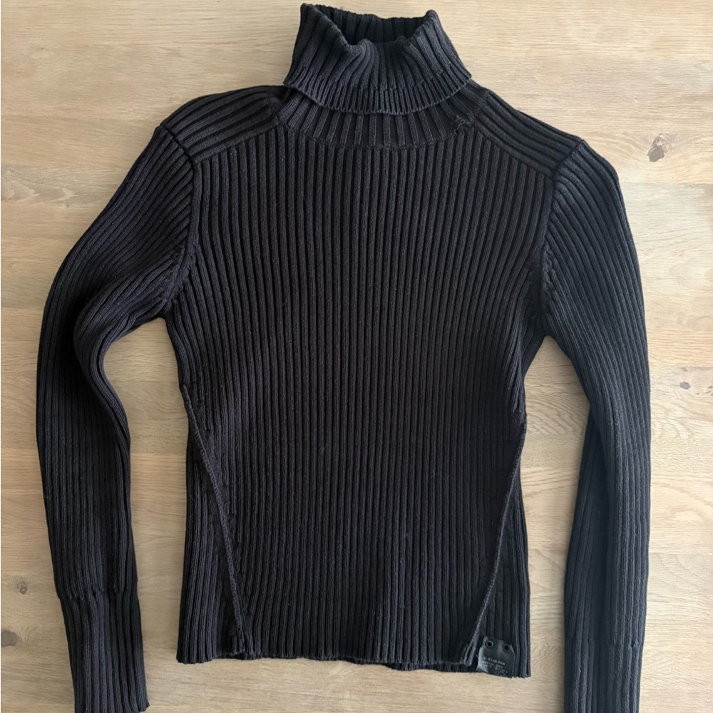 G-Star Dark Ribbed Knit Sweater